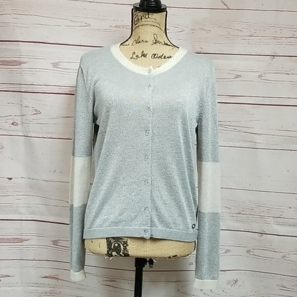 Numph Sweaters - Numph Silver cardigan sweater size medium